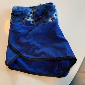 LULULEMON blue shorts